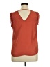 Daniel Rainn Orange Sleeveless Blouse Size L - photo 2