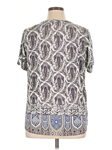 Rose + Olive Short Sleeve Blouse (view 2)