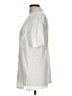 Zara Ivory Short Sleeve Button-Down Shirt Size L - photo 5