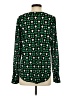 Ann Taylor 100% Polyester Green Long Sleeve Blouse Size S - photo 2