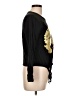 ON FIRE 100% Cotton Black Long Sleeve Top Size L - photo 4