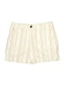 Style&Co Stripes Ivory Yellow Shorts Size 4 - photo 1