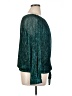 MSK Teal Long Sleeve Blouse Size 1X - photo 4