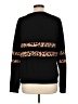 Tickled Teal Black Long Sleeve Top Size L - photo 2