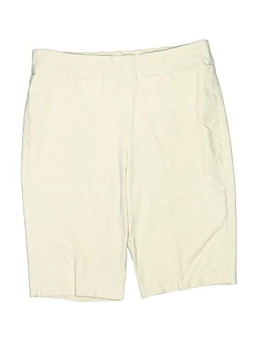 So Slimming by Chico's Khaki Shorts (view 1)