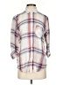 Rails Plaid Ivory 3/4 Sleeve Button-Down Shirt Size XS - photo 1