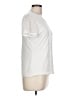 Calvin Klein White Silver Short Sleeve Top Size L - photo 4
