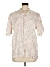 Kenny Flowers Tropical Tan Short Sleeve Button-Down Shirt Size M - photo 1
