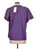Assorted Brands Hearts Purple Short Sleeve Blouse Size L - photo 2