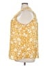 Maurices 100% Polyester Yellow Sleeveless Blouse Size 24 (3) - photo 5