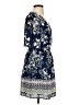 Miami 100% Polyester Paisley Blue Casual Dress Size XS - photo 4
