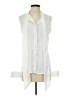 Shein 100% Polyester White Sleeveless Blouse Size 4 - photo 1