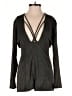 Want My Look Solid Green Gray Romper Size S - photo 1