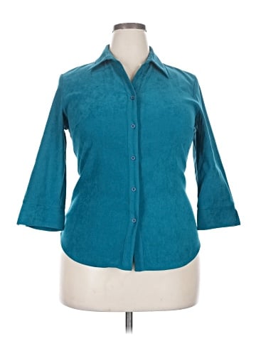 Style&Co 3/4 Sleeve Button-Down Shirt (view 1)