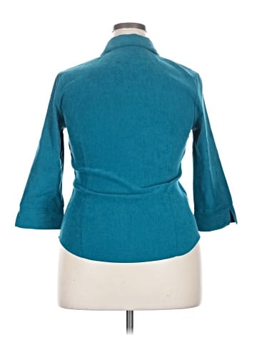 Style&Co 3/4 Sleeve Button-Down Shirt (view 2)