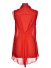 Sans Souci 100% Polyester Red Sleeveless Blouse Size L - photo 2