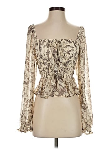 Francesca's Long Sleeve Blouse (view 1)