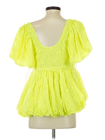 Forever That Girl for Anthropologie Short Sleeve Blouse (view 2)