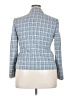 Le Suit Houndstooth Blue Blazer Size 26 (estimated) - photo 2