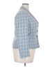 Le Suit Houndstooth Blue Blazer Size 26 (estimated) - photo 4