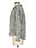 Investments 100% Polyester Tweed Silver Long Sleeve Blouse Size S (petite) - photo 5