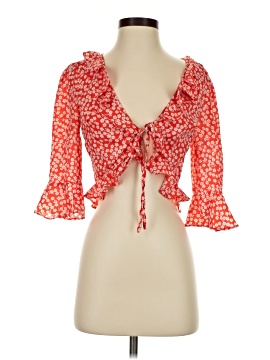 L'atiste By Amy 3/4 Sleeve Blouse