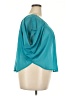 Annabelle 100% Polyester Teal Short Sleeve Blouse Size 2X - photo 4