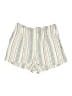 MASON & BELLE 100% Rayon Stripes Ivory Shorts Size M - photo 1