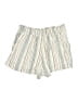MASON & BELLE 100% Rayon Stripes Ivory Shorts Size M - photo 2