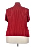 Norm Thompson Polka Dots Red Short Sleeve Blouse Size 2X - photo 2