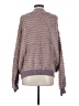 Listicle 100% Acrylic Tweed Purple Pullover Sweater Size S - photo 2