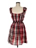 Assorted Brands Plaid Red Casual Dress Size Med - Lg - photo 1
