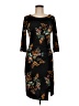verse Print Black Casual Dress Size M - photo 1