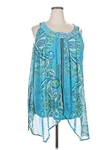 Roz & Ali Sleeveless Blouse (view 1)