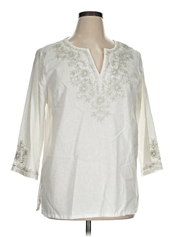 C&C California 3/4 Sleeve Blouse (view 1)