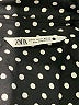 Zara Polka Dots Black Long Sleeve Blouse Size XS - photo 7