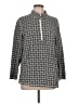 T by Talbots Houndstooth Gray Pullover Sweater Size 12 - photo 1