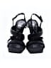 Vince Camuto Snake Print Black Sandals Size 9 - photo 2