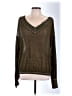 We the Free Metallic Green Pullover Sweater Size M - photo 1