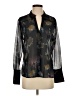 Ecru Black Long Sleeve Blouse Size S - photo 1