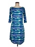 Lola Print Blue Casual Dress Size M - photo 1