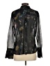 Ecru Black Long Sleeve Blouse Size S - photo 2