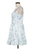 Francesca's Paisley Blue Cocktail Dress Size M - photo 5