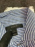 J.Crew 100% Cotton Stripes Blue Long Sleeve Button-Down Shirt Size 2 - photo 7