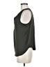 Ann Taylor LOFT 100% Polyester Gray Sleeveless Blouse Size M - photo 5