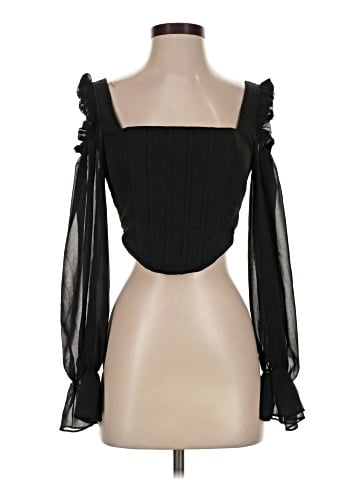 Missguided 3/4 Sleeve Blouse (view 1)