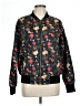 Say What? 100% Polyester Floral Black Jacket Size L - photo 1