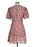 Unbranded Floral Pink Red Casual Dress Size L (estimated) - photo 2