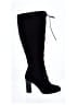 Leila Stone Black Boots Size 9 - photo 1