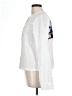 Mii 100% Cotton White Long Sleeve Blouse Size L - photo 5